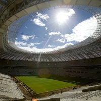 FIFA apmierināta ar Krievijas galvenā PK stadiona būvniecību