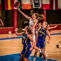 Latvijas U-18 basketbolistes iekļūst EČ ceturtdaļfinālā