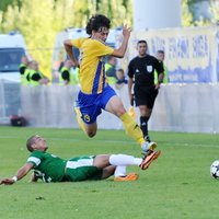 'Ventspils' futbolistiem septītā uzvara tikpat virslīgas čempionāta spēlēs
