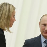 Mogerīni klusiņām gatavo pret Krieviju noteikto sankciju atcelšanu