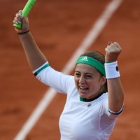ВИДЕО, ФОТО: Остапенко — первая теннисистка из Латвии, достигшая полуфинала Grand Slam