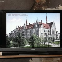Foto: arhitektūras muzejā atklāta izstāde 'Latvijas Mākslas akadēmijas nams'