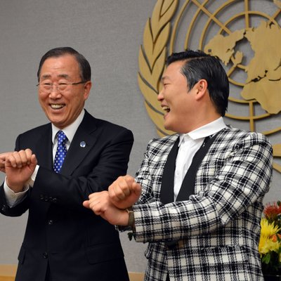 Генсек ООН станцевал Gangnam Style