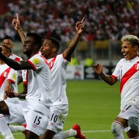 Peru futbola izlase pēc 36 gadu pārtraukuma spēlēs Pasaules kausa finālturnīrā