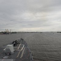 В Рижский порт зашел ракетный эсминец США