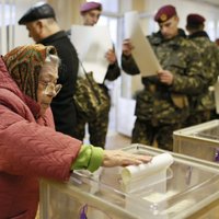 Foto: Svētdien Ukrainas tauta izvēlas nākotni – norit Augstākās radas vēlēšanas