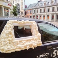 ФОТО: Made in Latvia - владелец этого автомобиля явно достоин Шнобелевской премии