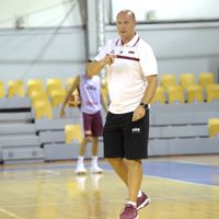 Foto: Latvijas basketbola izlases jaunā ēra Štelmahera vadībā