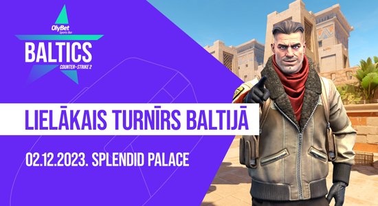 Strauji tuvojas Baltijas 'Counter-Strike 2' turnīra fināla diena