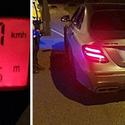Auto no Latvijas Tallinas centrā uzstādījis 'rekordu' – 227 km/h; vadītājs apcietināts