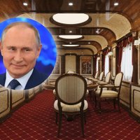 Foto: Putina bruņuvilciena interjers – turku pirts, kosmetologs un reanimācija
