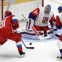Сборная России одолела чехов в выставочном матче перед Кубком мира