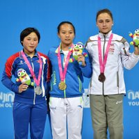 Латвийская тяжелоатлетка — бронзовый призер Олимпиады в Китае