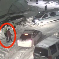 Video: Daugavpilī no policijas bēgošs iereibis BMW vadītājs mēģina paslēpties kafejnīcā