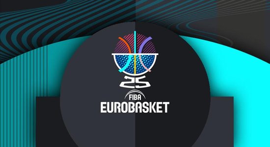 'Eurobasket 2025' Rīgā: FIBA publisko finālturnīra logotipu