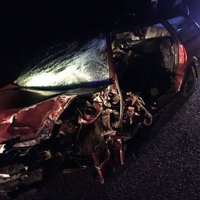 Trīs automašīnu sadursmē Ķeguma novadā cietuši pieci cilvēki