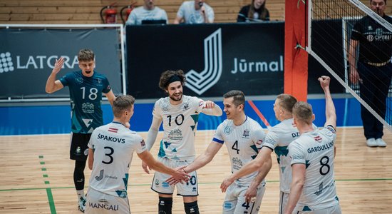 'RTU Robežsardze'/'Jūrmala' volejbolistiem neveiksme Baltijas līgas spēlē