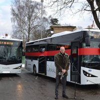 'Jūrmalas autobusu satiksme' prezentē jaunos un videi draudzīgos autobusus 'Isuzu' Citibus'