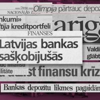 Zaudētie miljoni. Vai 'Banka Baltija' ietekme atbalsojas vēl šodien?