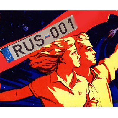 Kāds sods pienākas par Krievijas karodziņu Latvijas auto numurzīmē