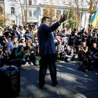 Foto: Saakašvili Kijevā organizē protestus pret korupciju