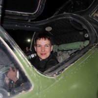 Савченко приехала в Донбасс и села за штурвал боевого вертолета