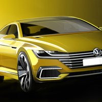 VW parādījis jaunā 'CC' modeļa dizainu