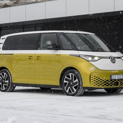 Foto: Latvijā ieradies jaunais 'VW ID. Buzz' elektriskais minivens