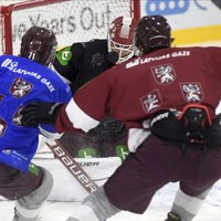 Сборная Латвии по хоккею приступила к тренировкам в Arēna Rīga