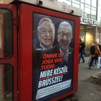 Ungārija jaunā mediju kampaņā uzbrūk Sorosam un Junkeram