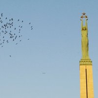 Писающих туристов у памятника Свободы больше нет