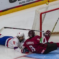 Latvijas U-20 hokejisti pārbaudes turnīra mačā uzvar Dānijas vienaudžus