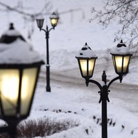 В новогодний вечер праздничное освещение в парках Риги выключат в 18 часов