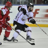 Masaļskis izkaujas, Latvijas hokeja izlase pārbaudes spēlē uzvar Baltkrieviju