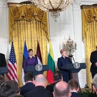 Встреча президентов в Вашингтоне: Трамп пообещал не подвести страны Балтии