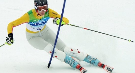 XXI Ziemas olimpisko spēļu rezultāti kalnu slēpošanā slalomā sievietēm (26.02.2010)