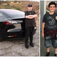 Video: 14 gadīgs pusaudzis – visjaunākais 'Tesla Model 3' īpašnieks