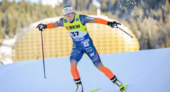 Eidukai Pasaules kausa posmā distanču slēpošanā 16. vieta sprintā
