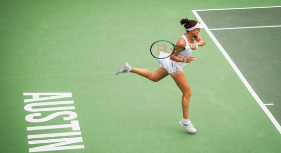 Semeņistaja pēc pirmās uzvaras 'WTA 250' līmenī: cīnījos punktu pa punktam