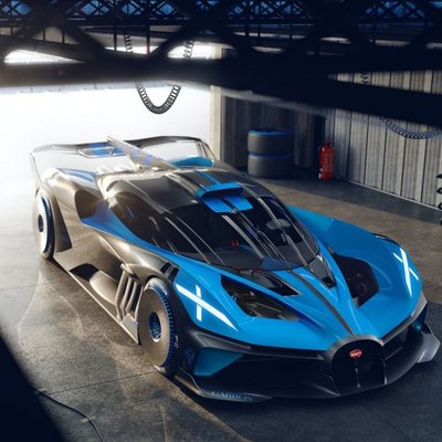 20 sekundēs līdz 500 km/h – 'Bugatti' prezentējis 'Bolide' superauto