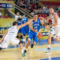 Latvijas basketbola izlase ar zaudējumu pret Itāliju sāk pārbaudes turnīru Gruzijā