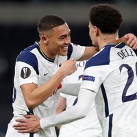 'Tottenham Hotspur' ar graujošu uzvaru kā pirmā iekļūst UEFA Eiropas līgas astotdaļfinālā