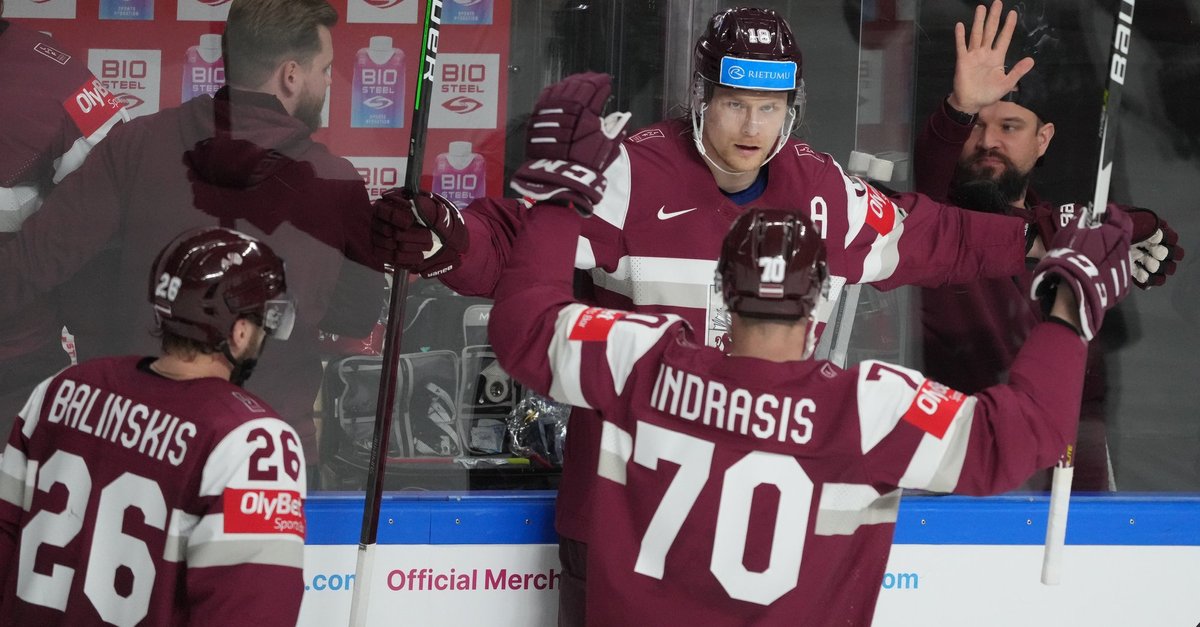 Latvia scorer to mål på 39 sekunder og holder fast i seieren i en dramatisk finale