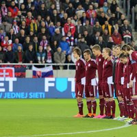 Latvijas futbola izlase zaudējusi piecas pozīcijas FIFA rangā