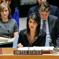 Pirms ANO balsojuma par Jeruzalemi ASV vēstniece brīdina, ka informēs Trampu par valstu izvēli