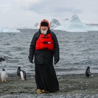 ВИДЕО: Патриарх Кирилл впервые посетил Антарктиду и встретился с пингвинами