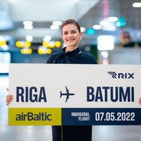 'airBaltic' turpmāk lidos no Rīgas uz Batumi Gruzijā