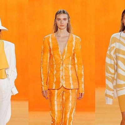 Неон, цветная кожа и мандарины: семь главных модных трендов 2020 года
