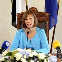 Kersti Kaljulaida no Ilvesa pārņem Igaunijas prezidenta pilnvaras