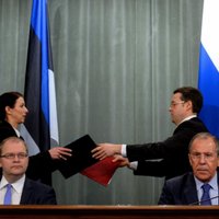 Igaunija un Krievija paraksta robežlīgumu